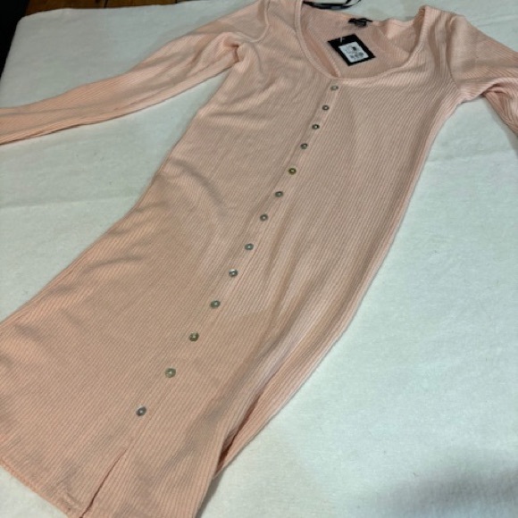 Forever 21 Button Down Dress Size LG NEW - Picture 3 of 5